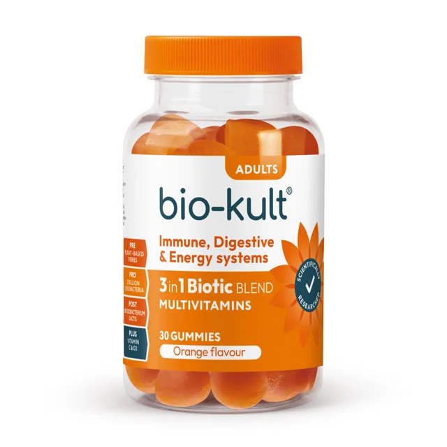 Bio-Kult 3-in-1 Biotic Blend Gummies for Adults, Orange Flavour